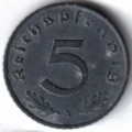 5 Reichs pfennig 1940 A